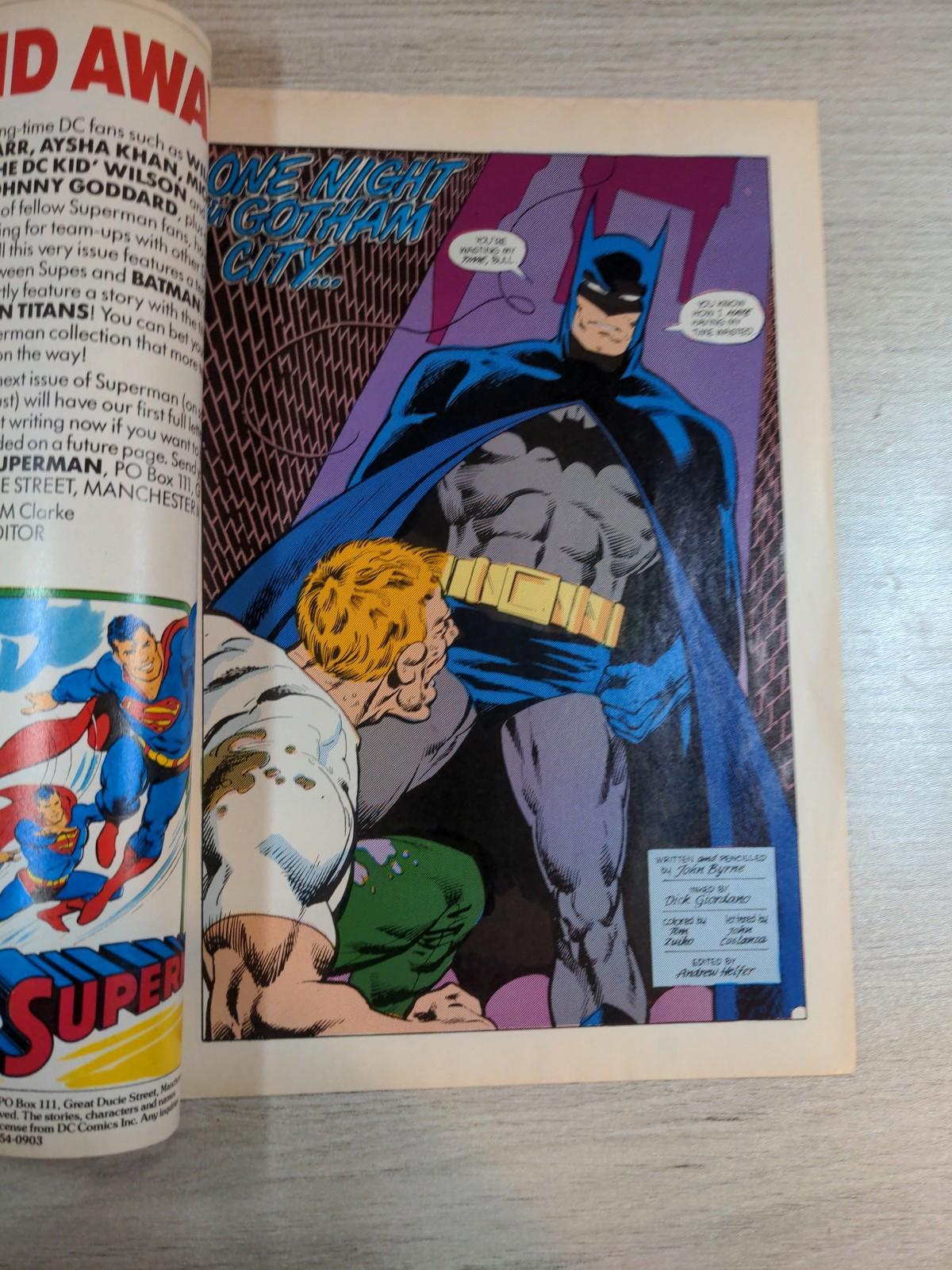 DC Comics Superman Issue No #4 1988 Vintage Comic