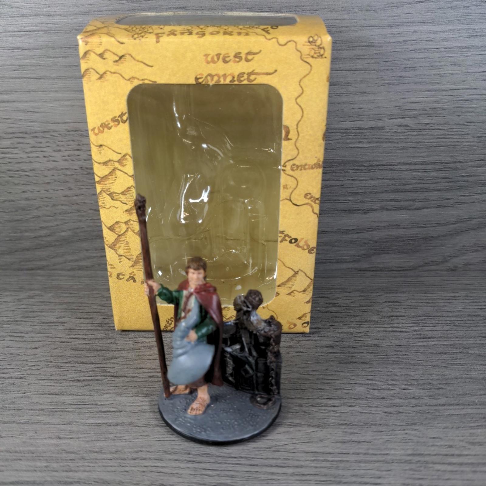 Eaglemoss Pippin & Dwarf Warrior Lord of the Rings Collectors Models Figure 2006