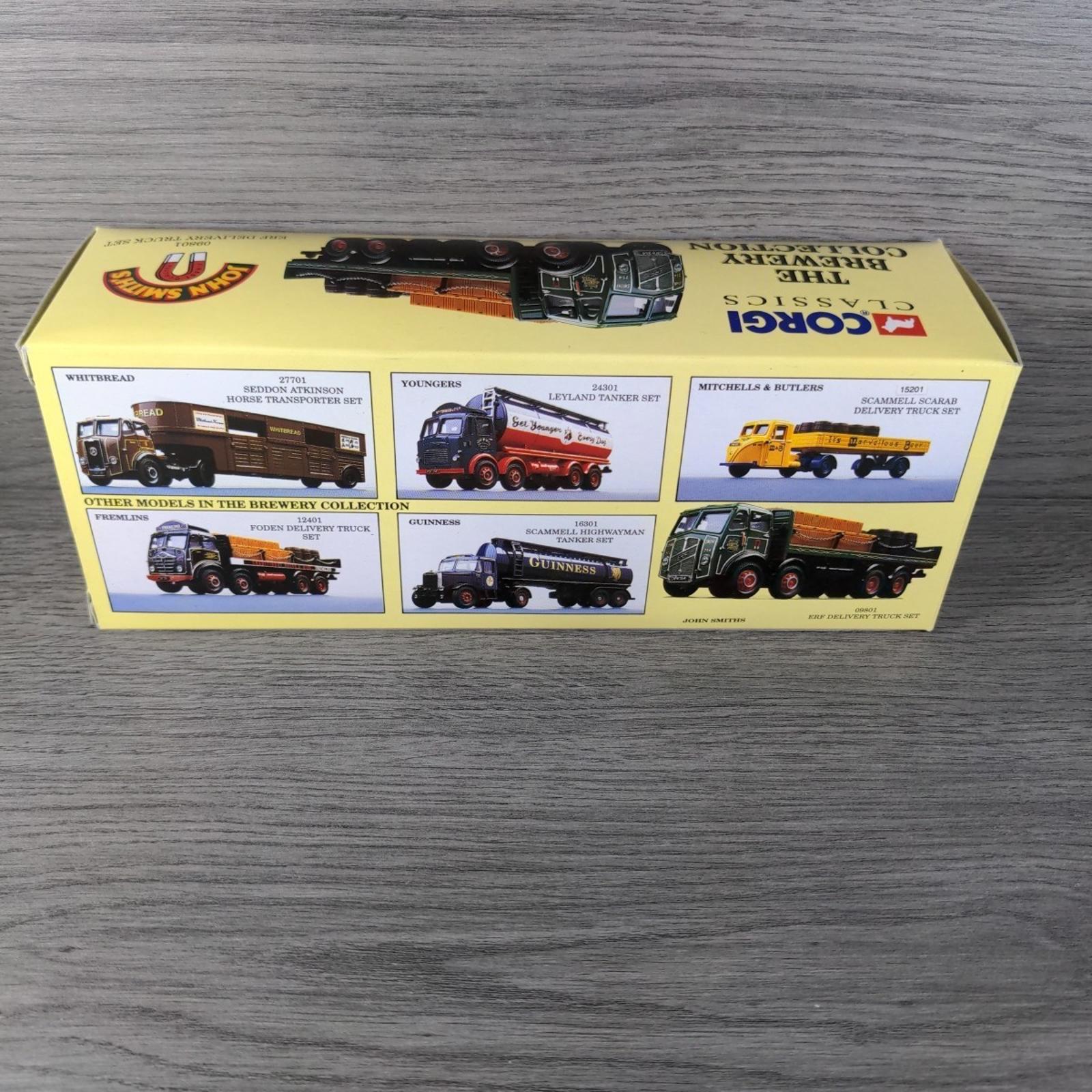 Classic Corgi The Brewery Collection 09801 ERF Delivery Truck Set Die-Cast Model