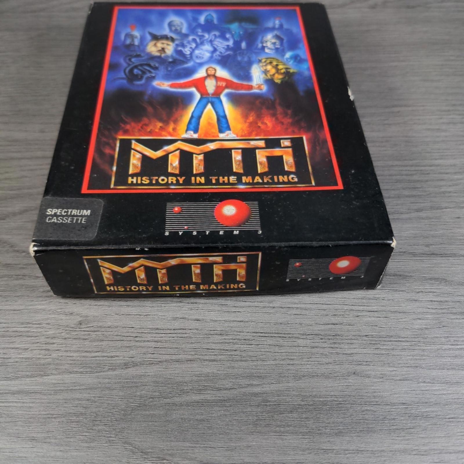 Myth History In The Making ZX Spectrum Game Cassette Big Box Tested & Working