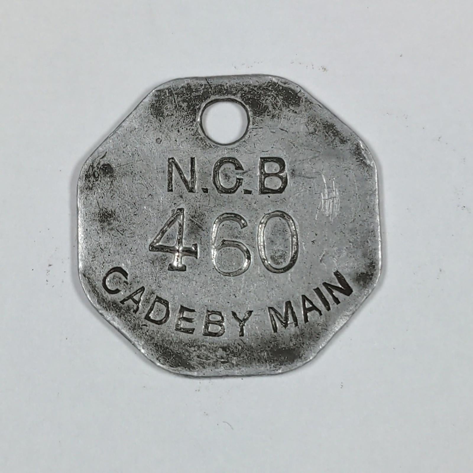 Cadeby Main No 460 Colliery Miners Pit Check Token Tally Mining Memorabilia