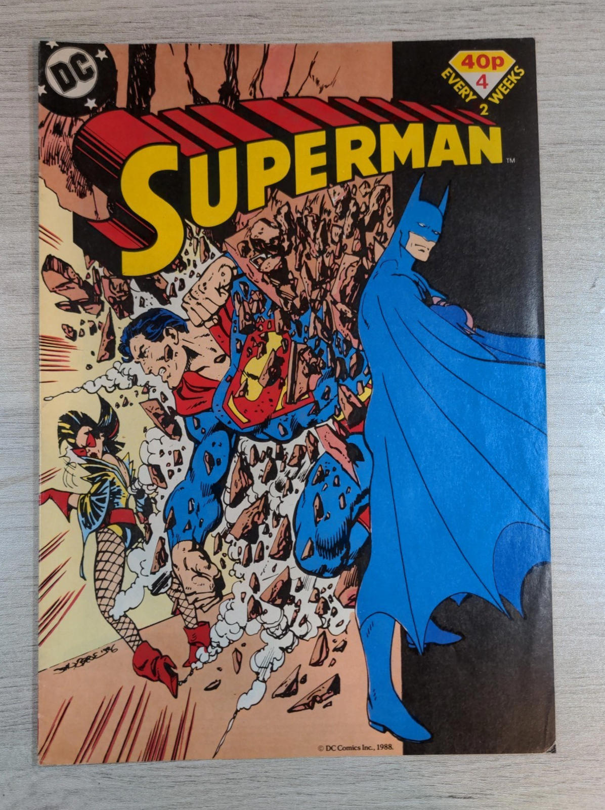 DC Comics Superman Issue No #4 1988 Vintage Comic