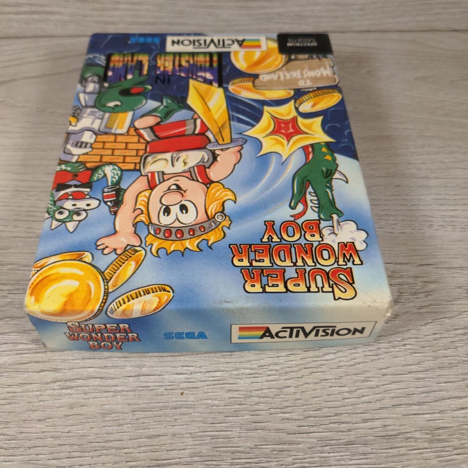 Super Wonder Boy ZX Spectrum Game Cassette Activision Big Box Tested & Working