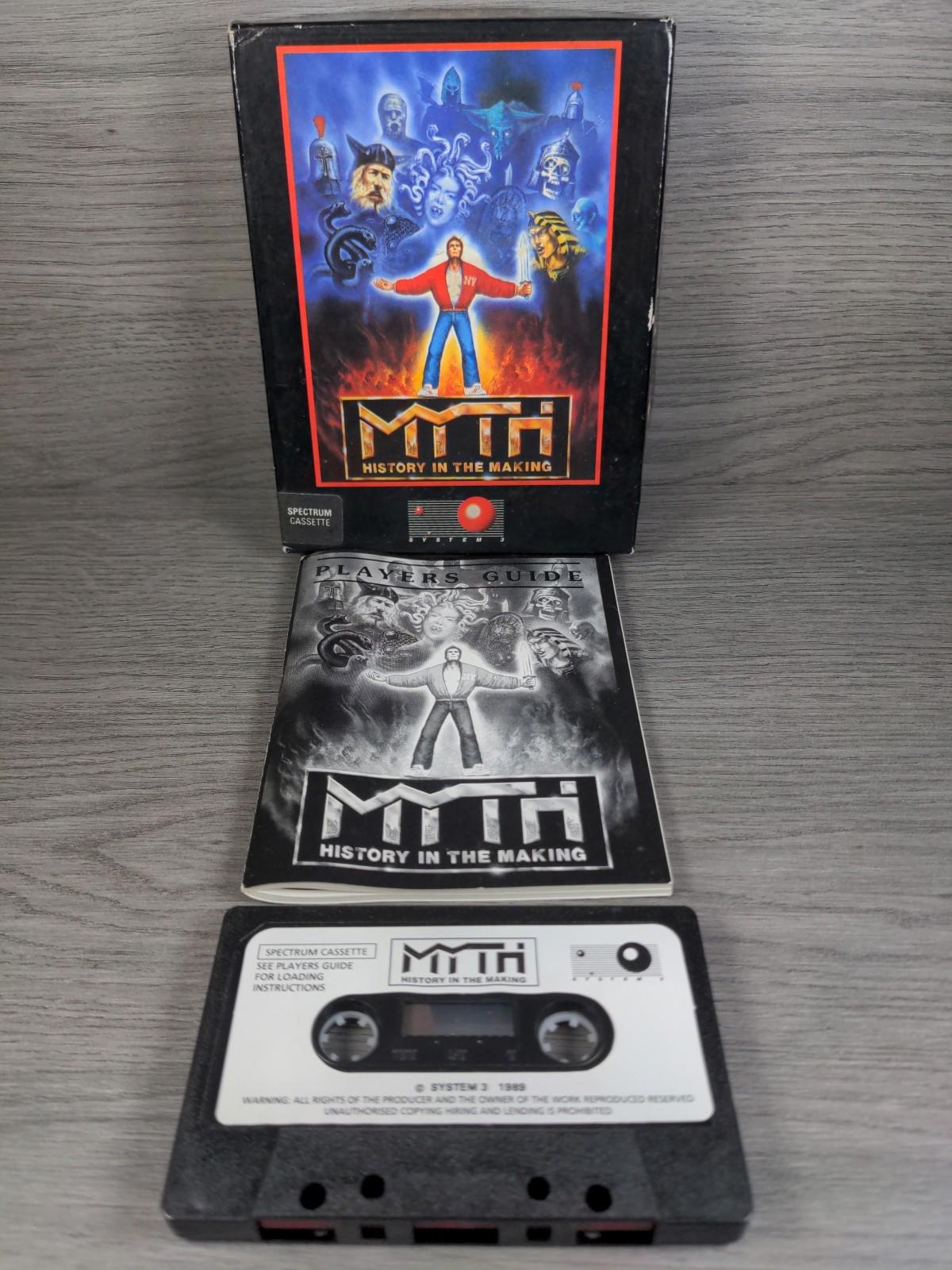Myth History In The Making ZX Spectrum Game Cassette Big Box Tested & Working