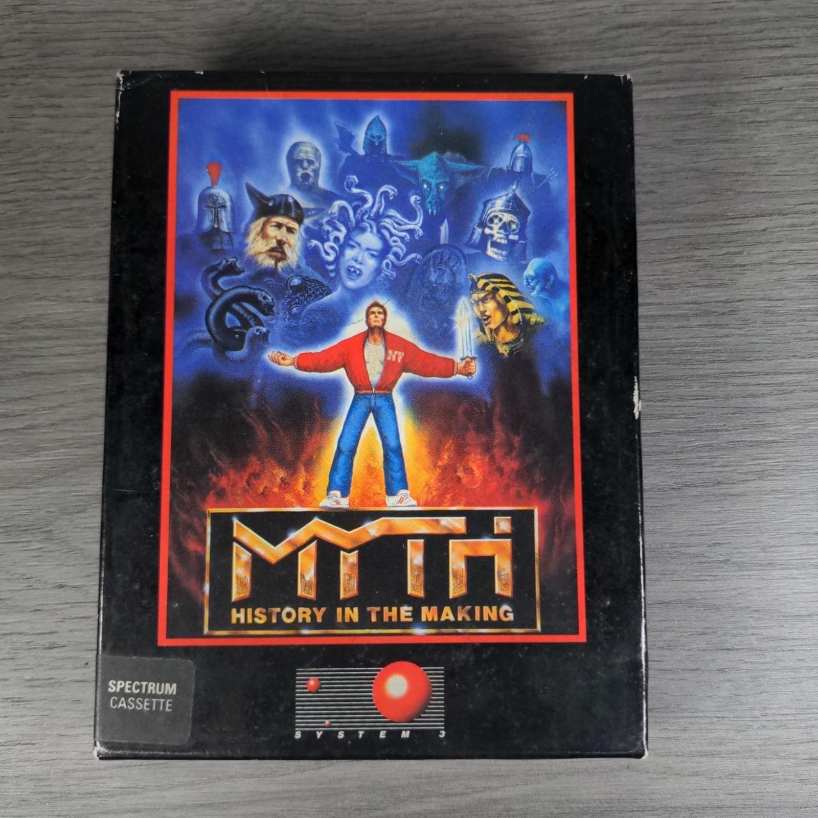 Myth History In The Making ZX Spectrum Game Cassette Big Box Tested & Working