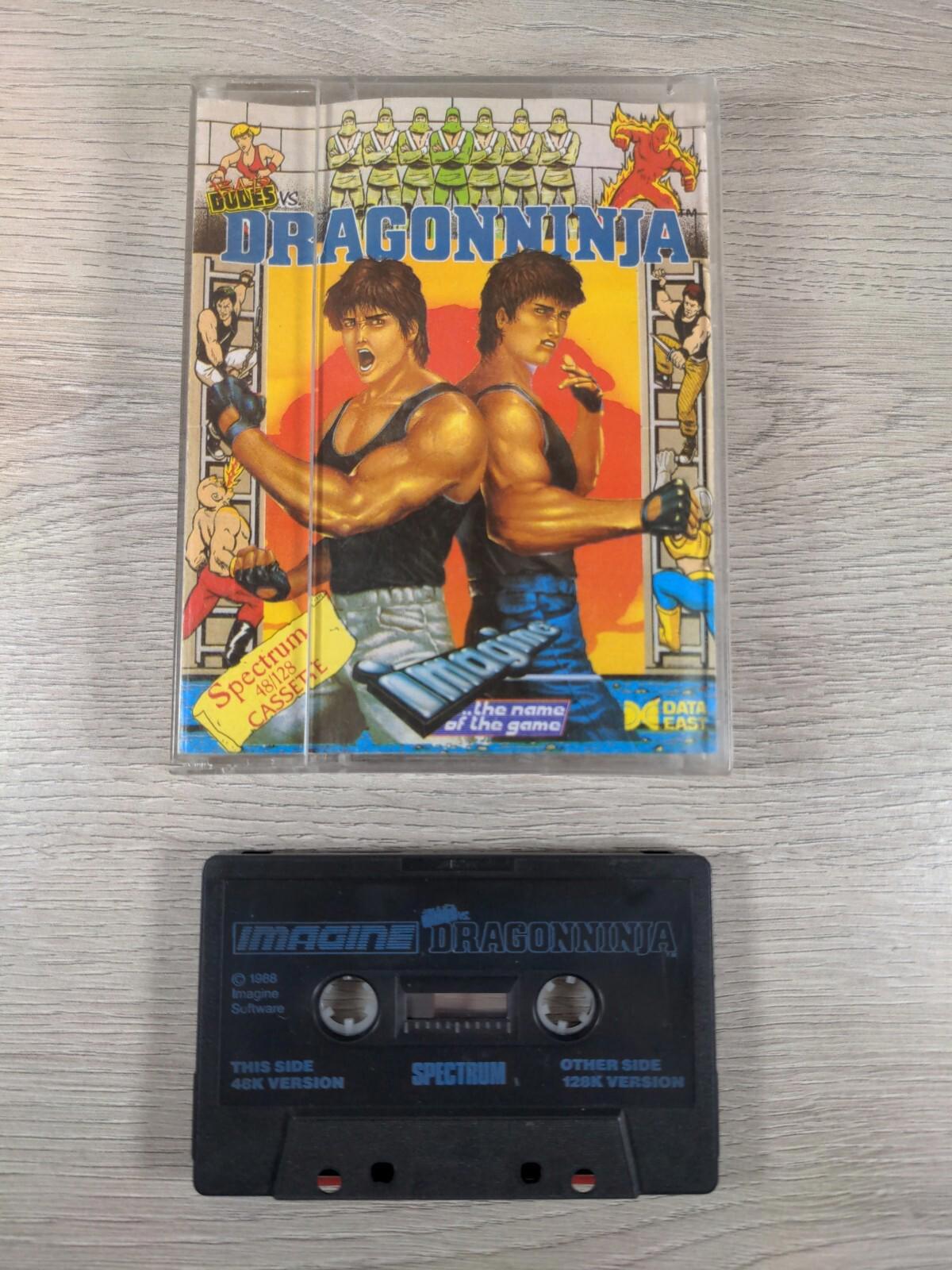 Bad Dudes Vs Dragon Ninja ZX Spectrum 48k 128k Game Cassette Tested & Working