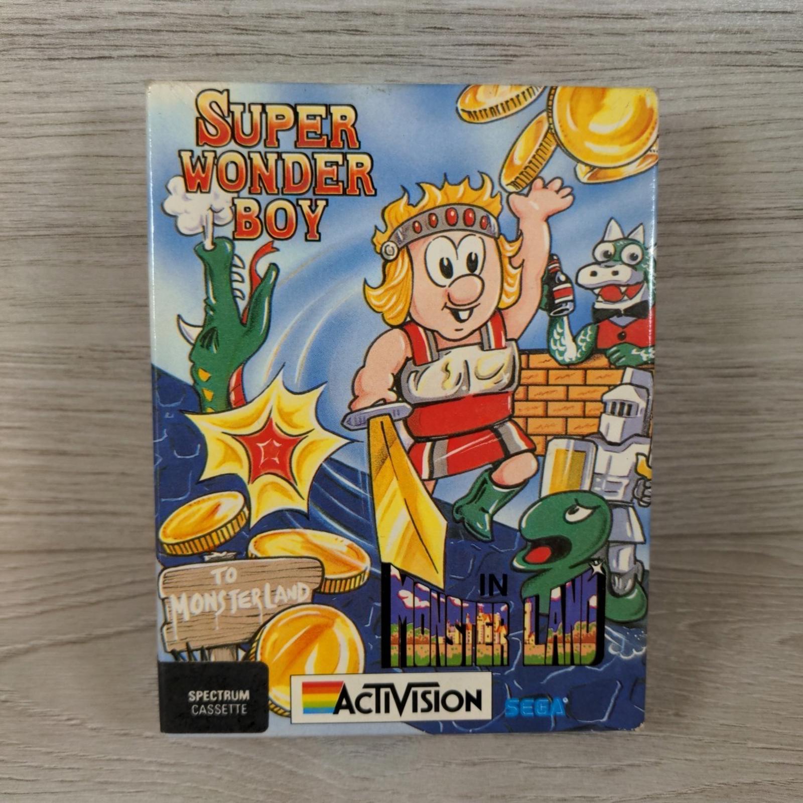 Super Wonder Boy ZX Spectrum Game Cassette Activision Big Box Tested & Working