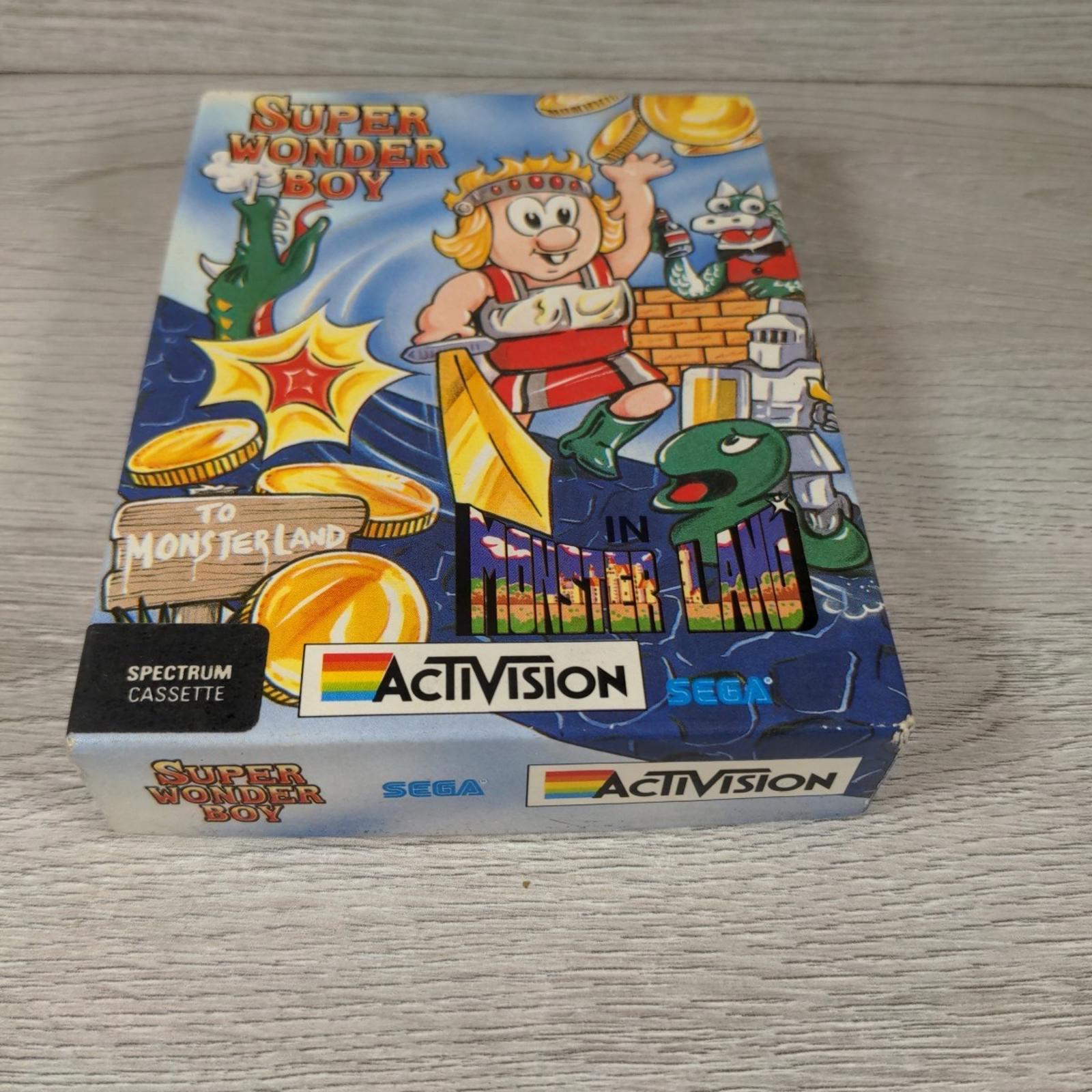 Super Wonder Boy ZX Spectrum Game Cassette Activision Big Box Tested & Working