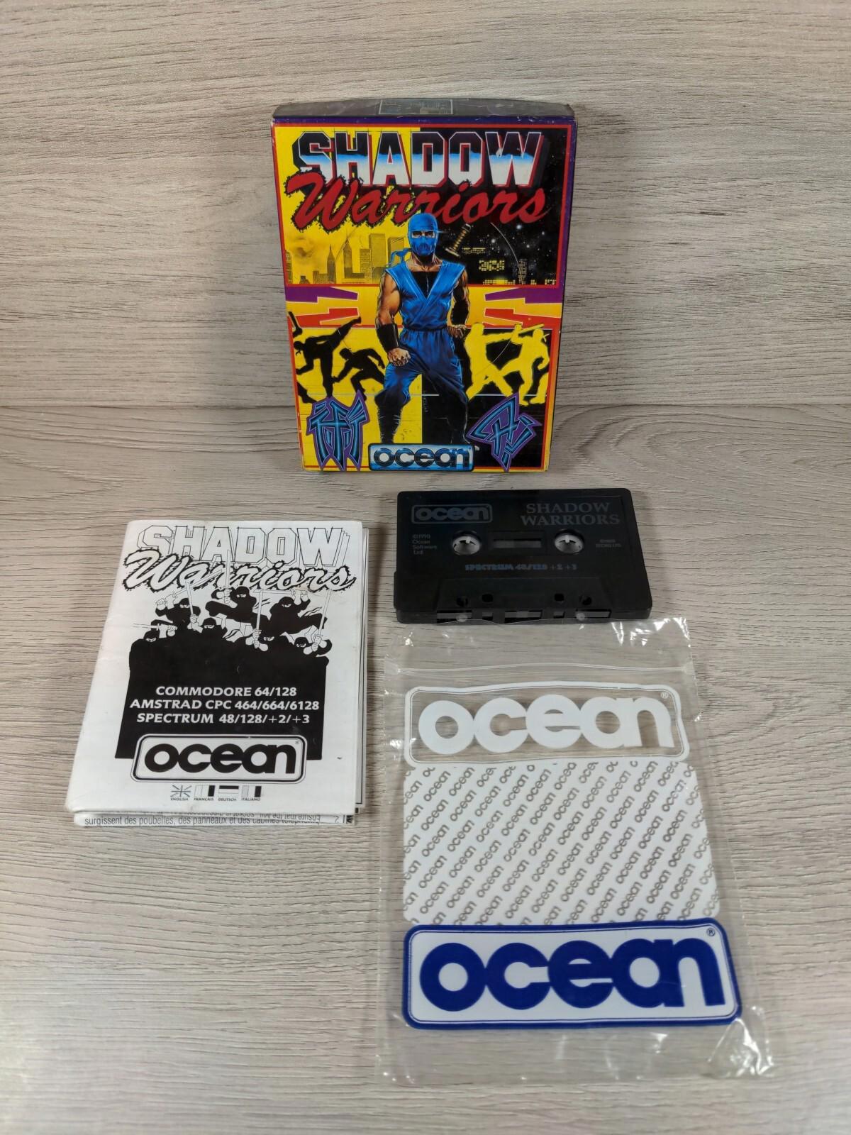 Shadow Warriors ZX Spectrum 48K 128K Video Game Cassette