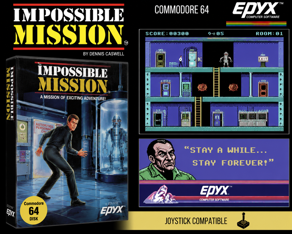 Why Impossible Mission Was Such a Great Commodore 64 Game - Retrorama UK