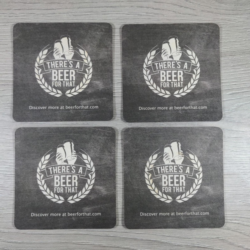 Theres A Beer For That 4 x Vintage Beer Mats Pub Bar Coaster Breweriana - Retrorama UK