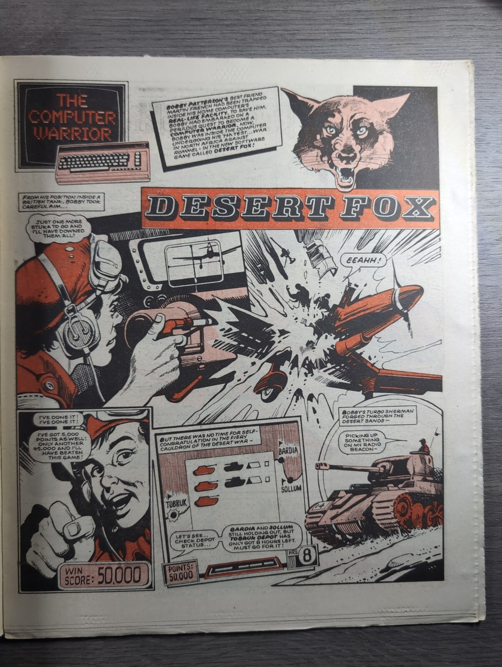 Eagle And Tiger Comic Issue No. 201 25th January 1986 Vintage Retro UK Comic