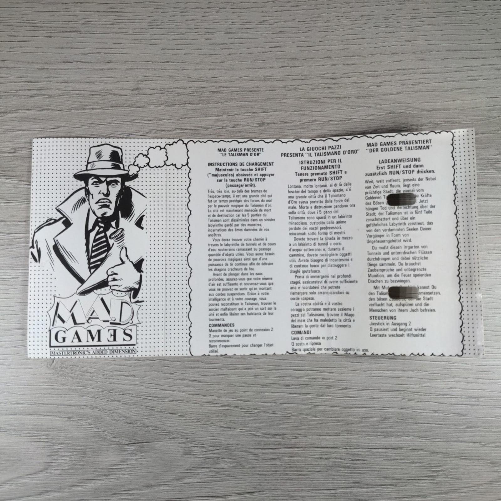 Hero Of The Golden Talisman Commodore 64 C64 Game Cassette - Tested & Working