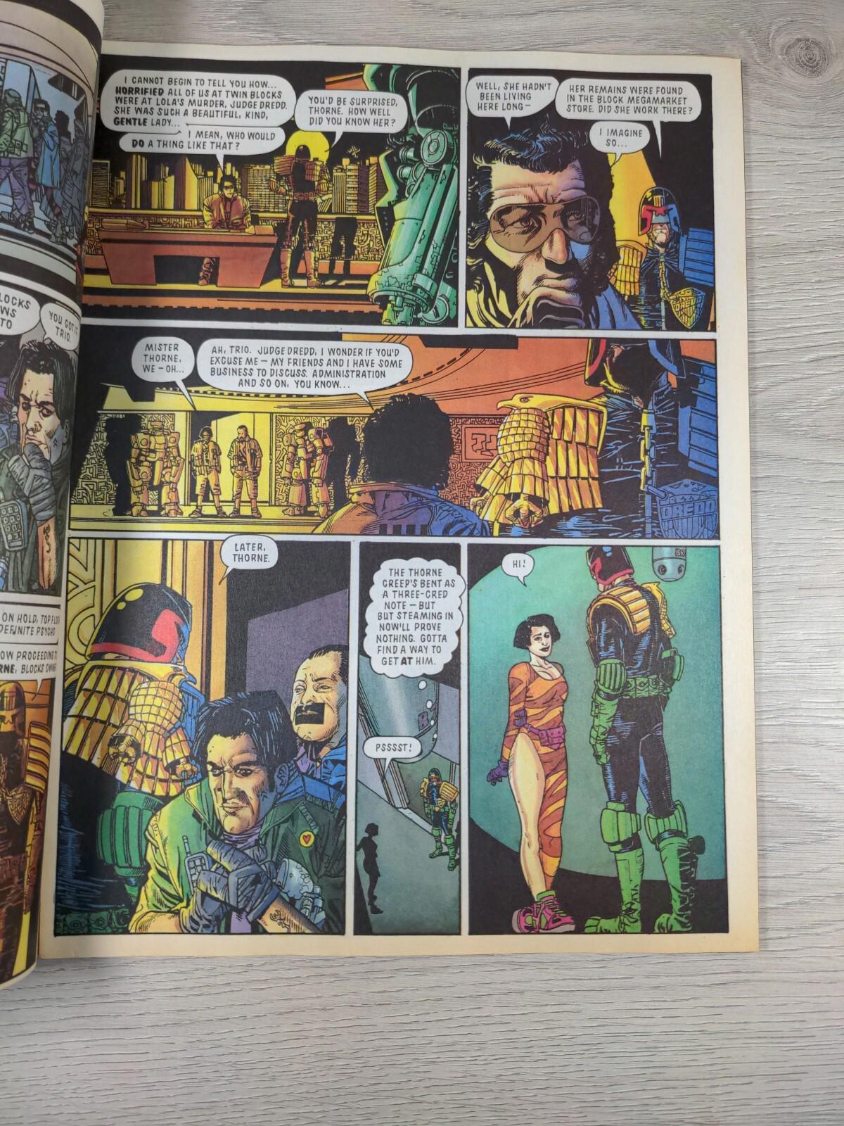 2000AD Featuring Judge Dredd Prog 741 July 1991 Vintage Comic - Retrorama UK