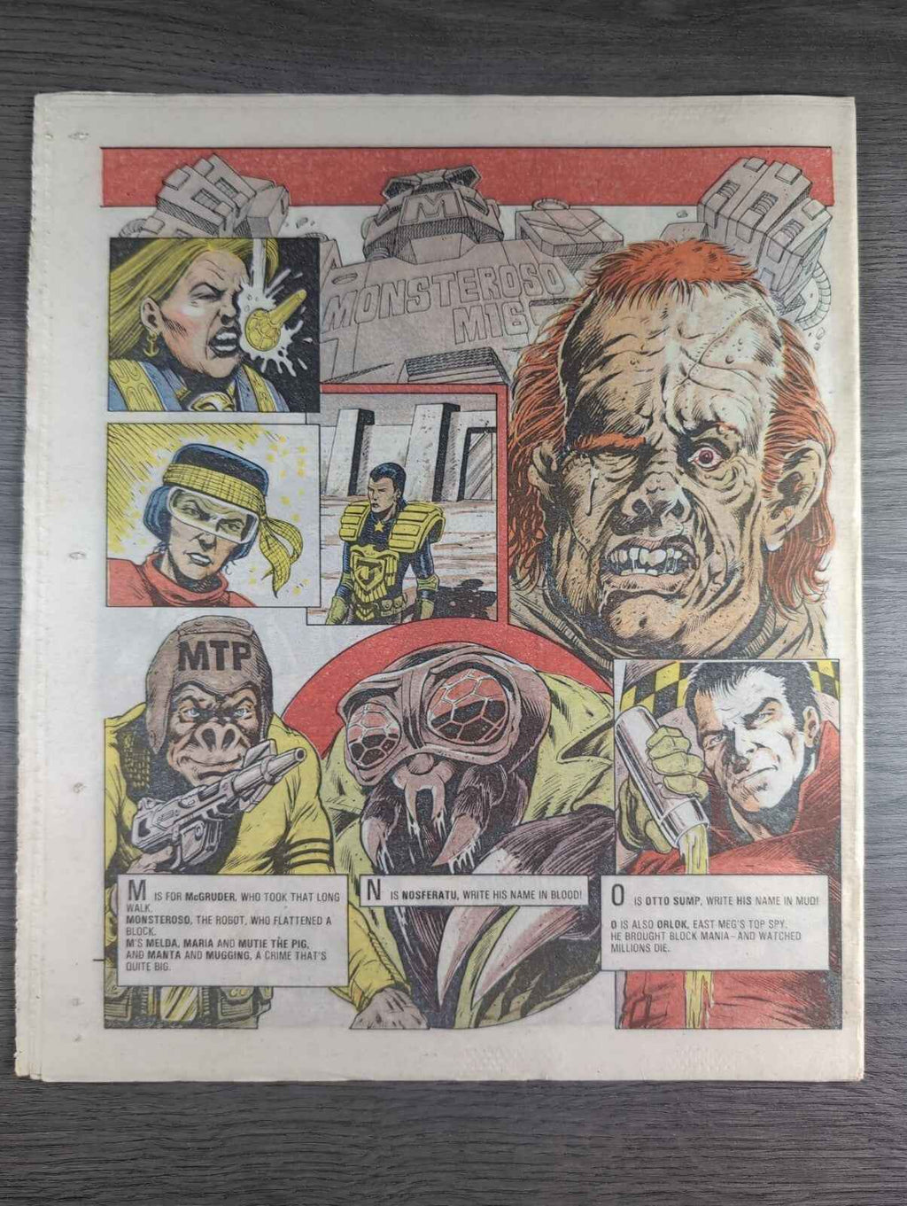 2000AD Prog 507 Featuring Judge Dread Comic 31st Jan 1987 Vintage Retro Comic