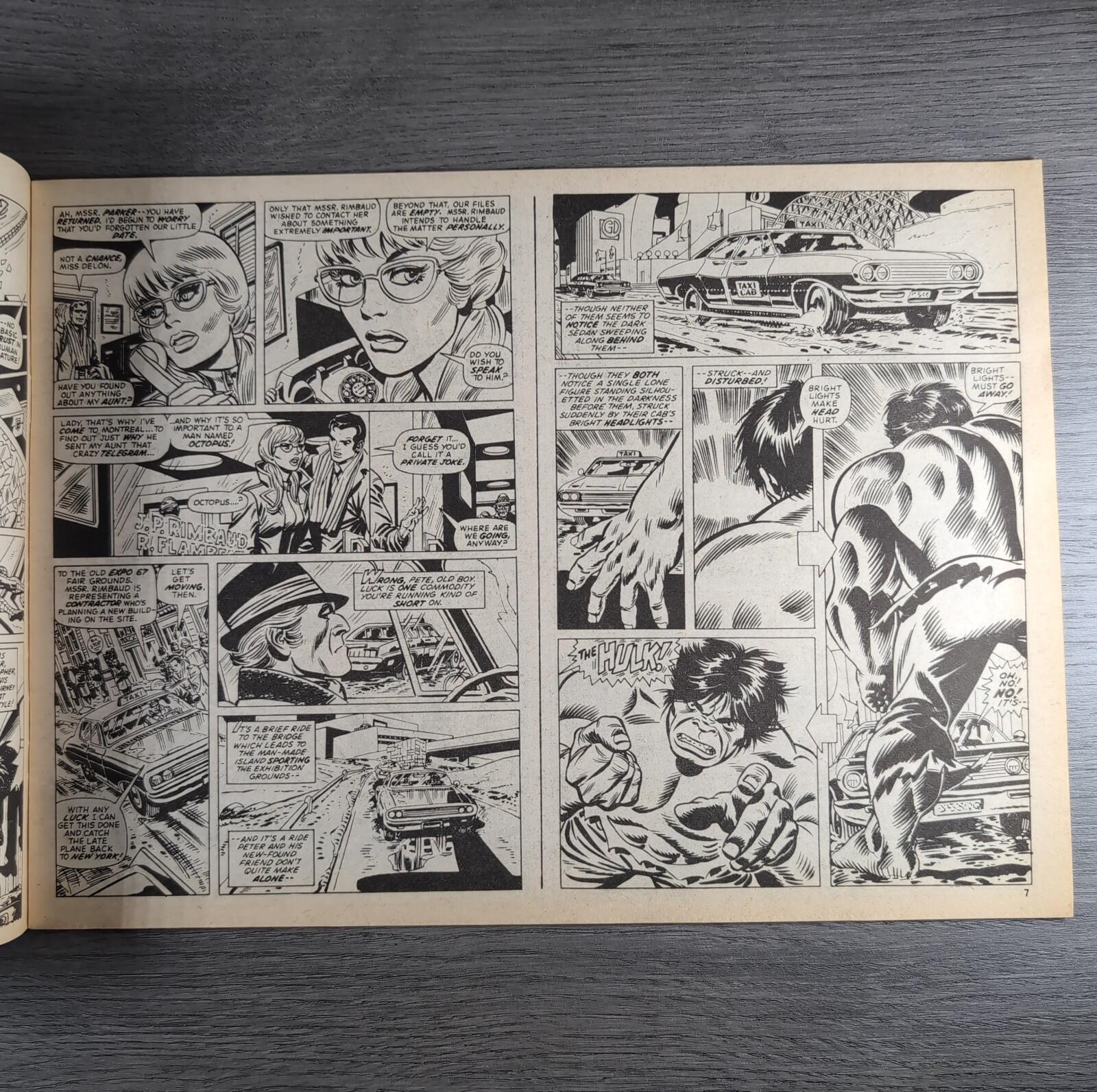 Super Spider-Man With The Super Heroes No. 169 Marvel Comics 8th May 1976