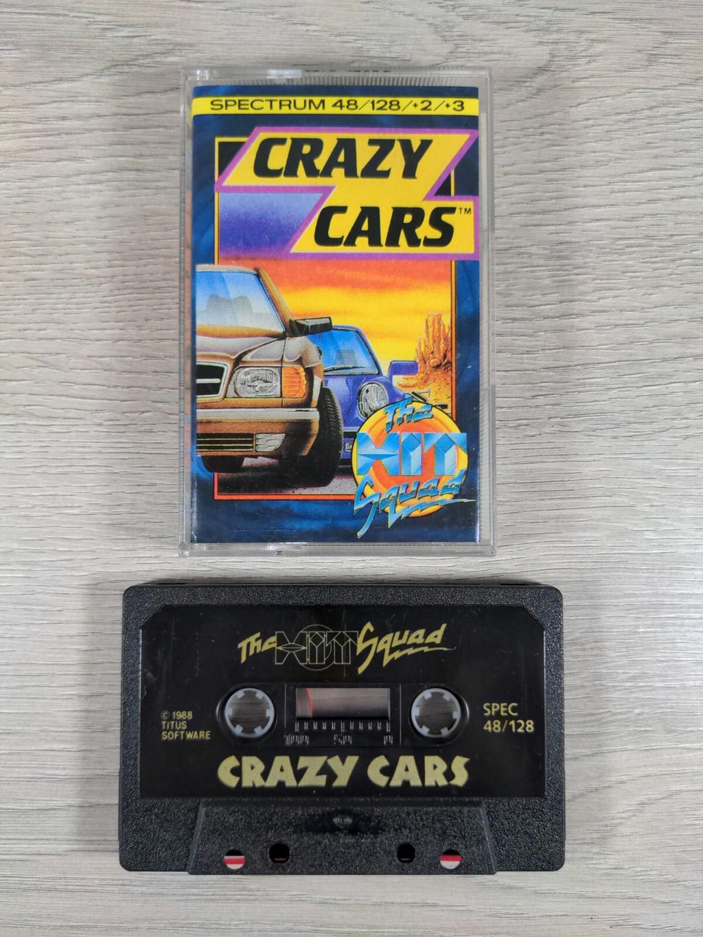 Crazy Cars ZX Spectrum 48K 128K Video Game Cassette Tested & Working