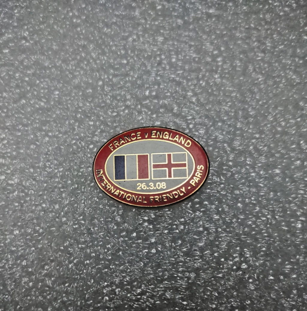 France V England International Friendly Paris 2006 Enamel Pin Badge - Retrorama UK