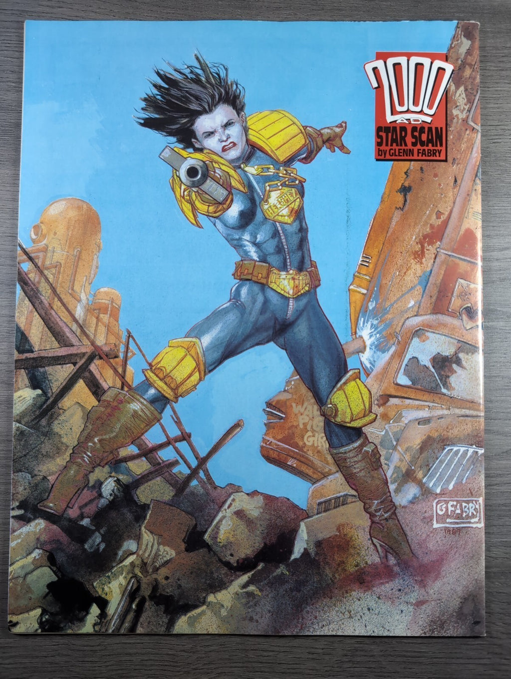 2000AD Prog 623 Featuring Judge Dread Comic 22nd April 1989 Vintage Retro Comic