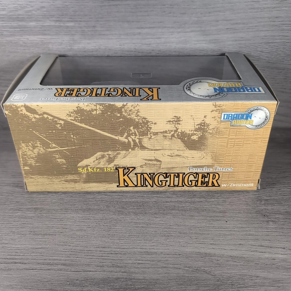 Dragon Armor Kingtiger Posrche Turrer w/Zimmerit sPzABT 501  1:72 Scale Model