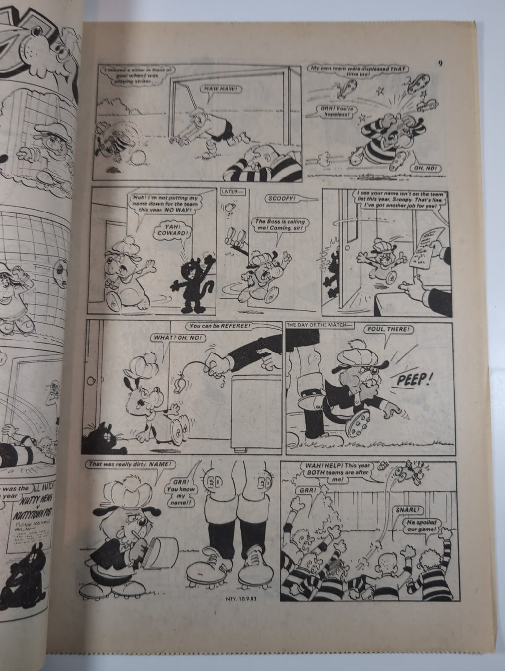 Nutty Comic Featuring Bananaman Issue No. 187 Sept 10th 1983 Vintage Retro Comic