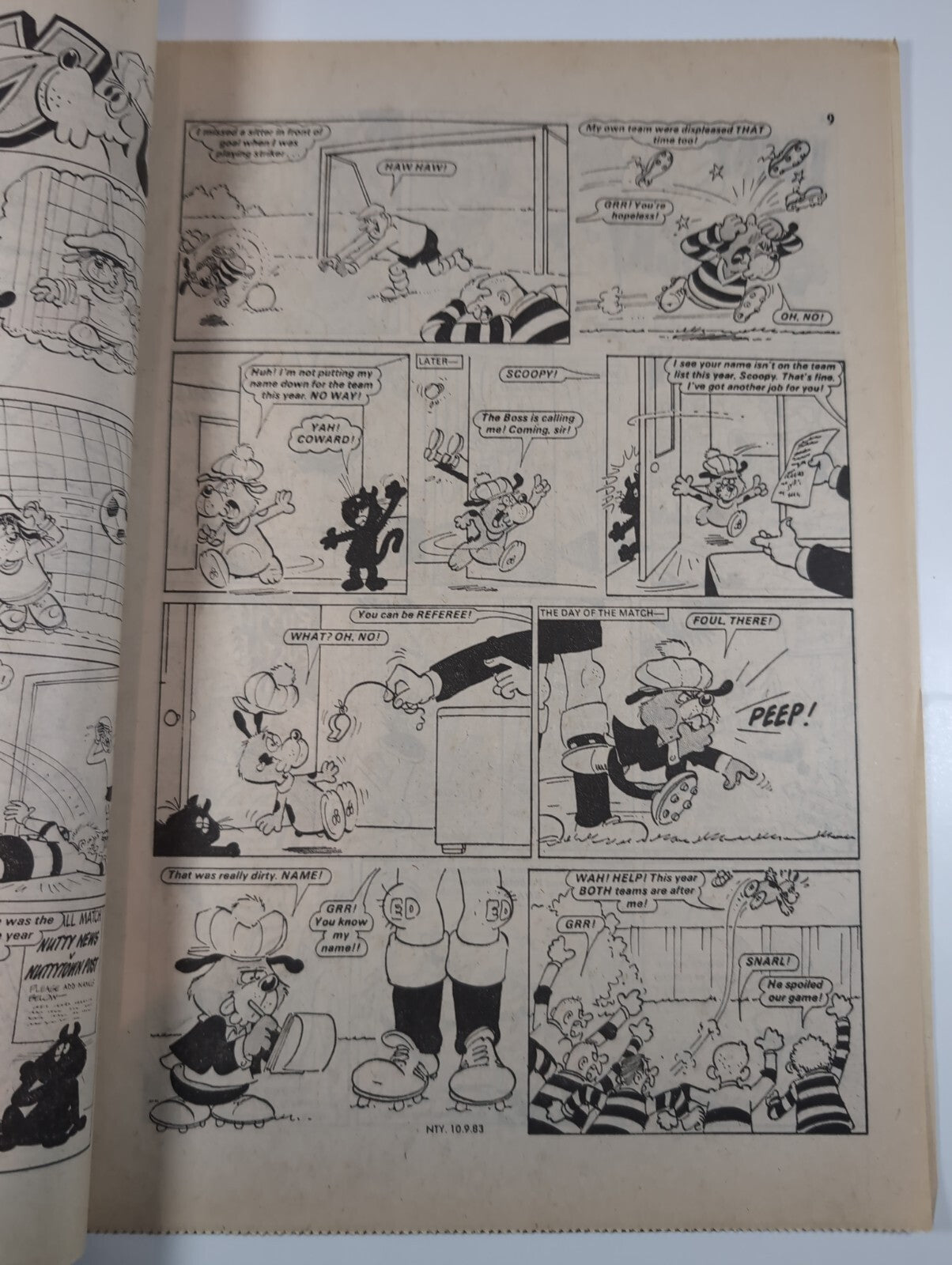 Nutty Comic Featuring Bananaman Issue No. 187 Sept 10th 1983 Vintage Retro Comic