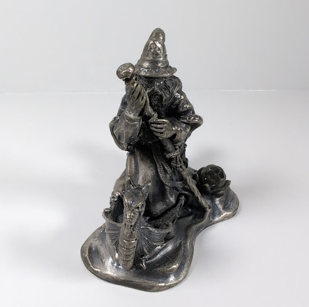 Myth & Magic The Wizard Of The Lake The Tudor Mint Pewter Metal Figure
