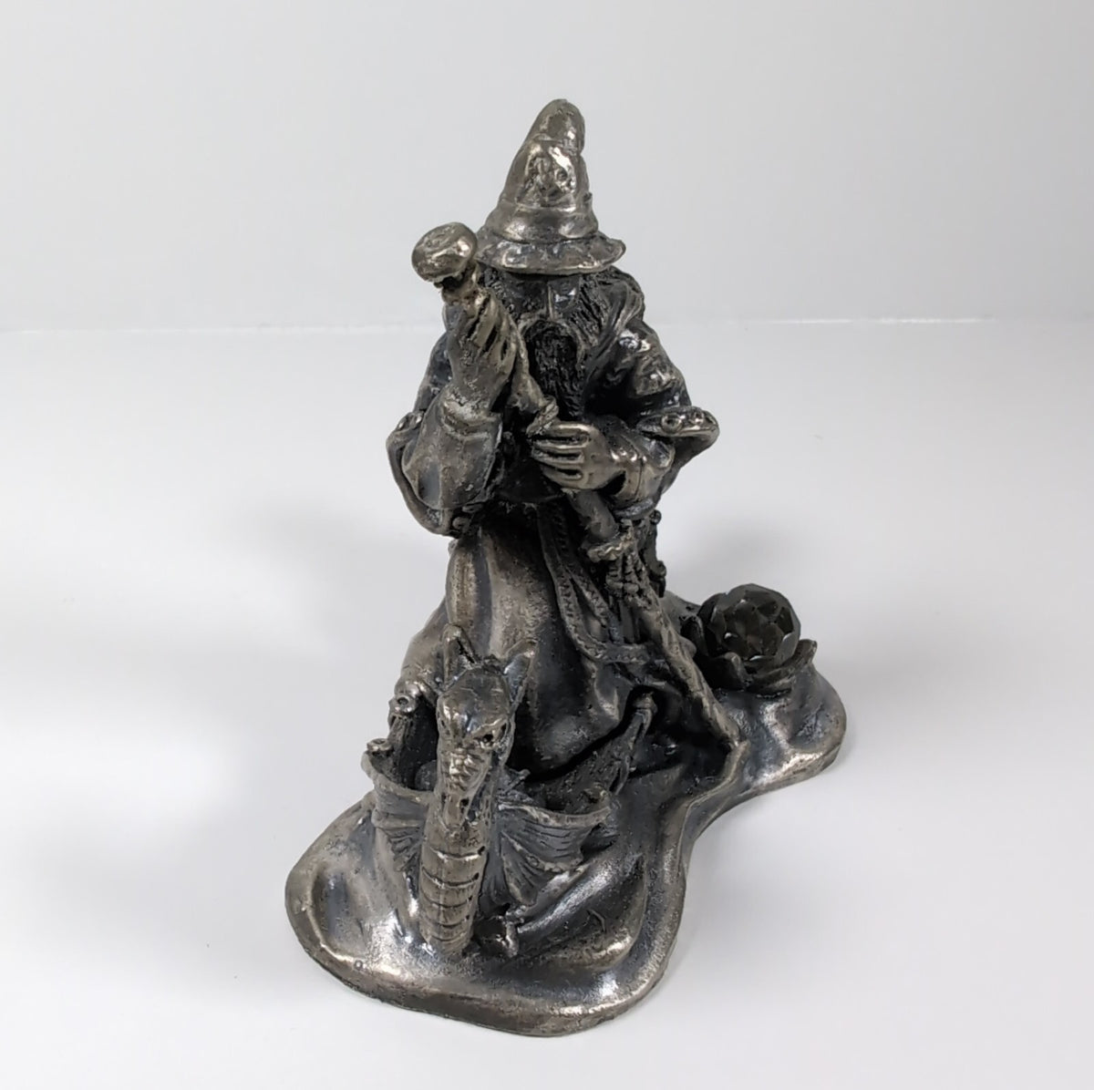 Myth & Magic The Wizard Of The Lake The Tudor Mint Pewter Metal Figure