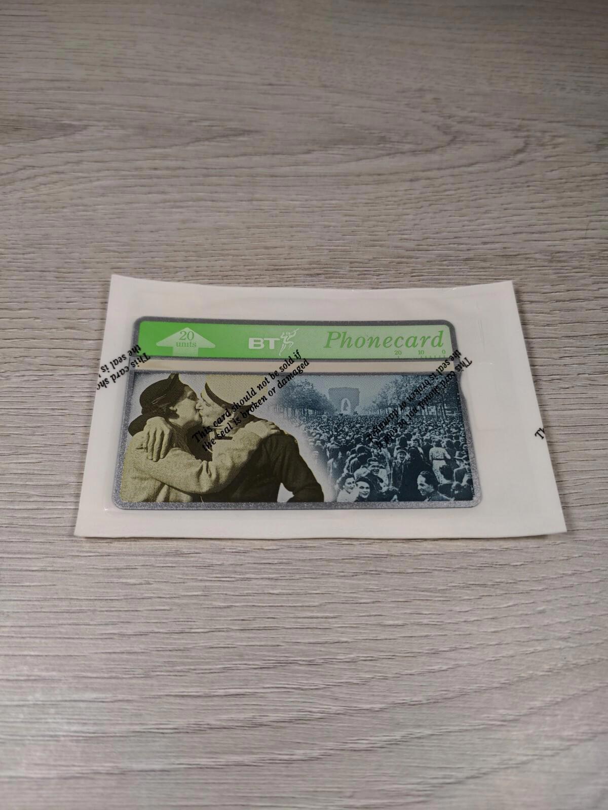 BT Phonecard 20 Units £2 The Time Of Our Lives 50th Anniversary Of VE Day Unused