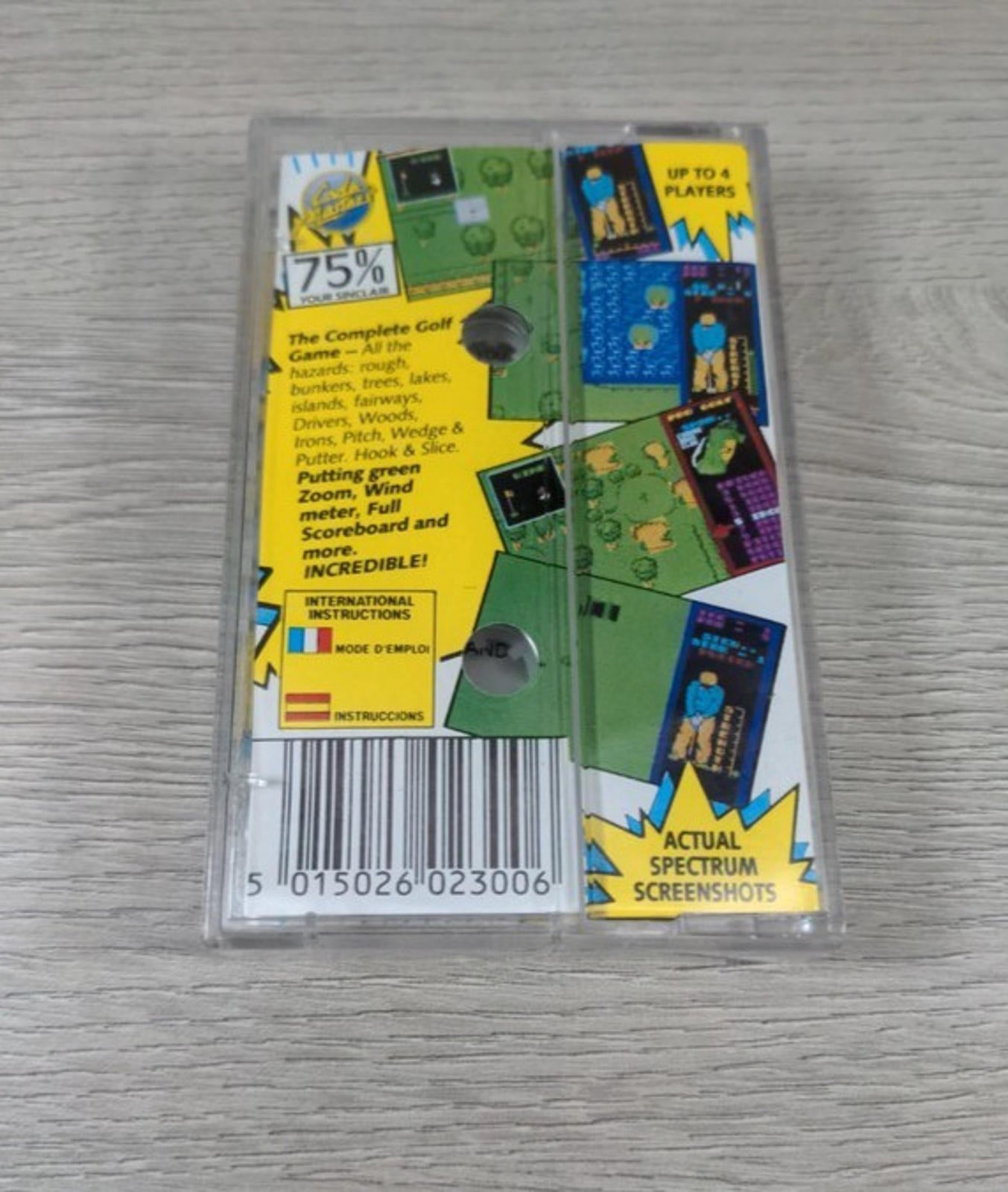 ZX Spectrum 48/128K Pro Golf Simulator Video Game Tested & Working