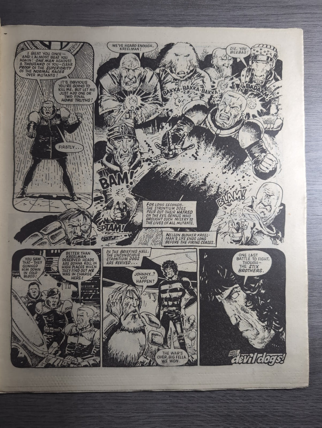 2000AD Prog 384 Featuring Judge Dredd Comic 22nd Sept 1984 Vintage Retro Comic