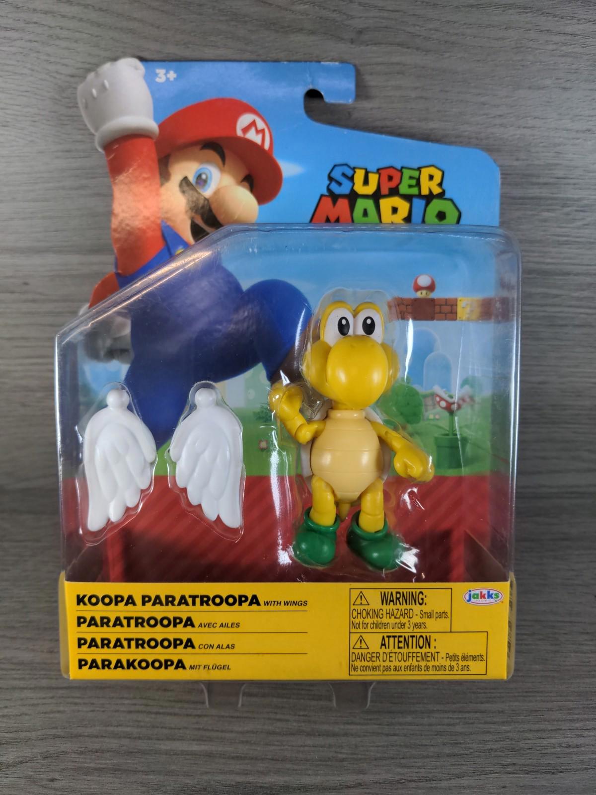 Super Mario Koopa Paratroopa Action Figure Jakks Pacific Factory Sealed Pack - Retrorama UK