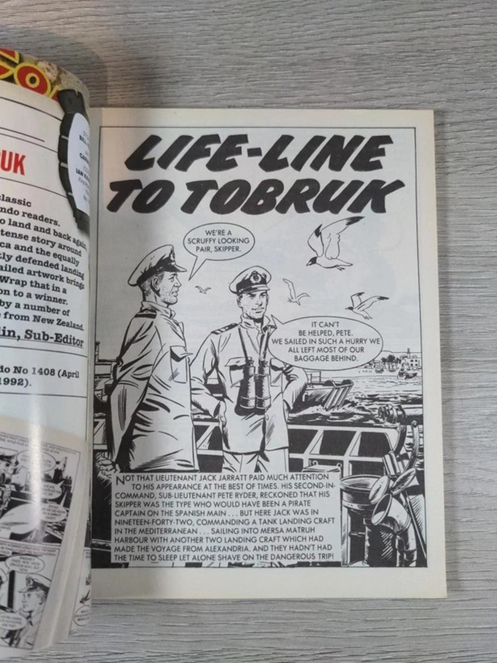 Commando Comic Issue Number 4669 Life Line To Tobruk - Retrorama UK