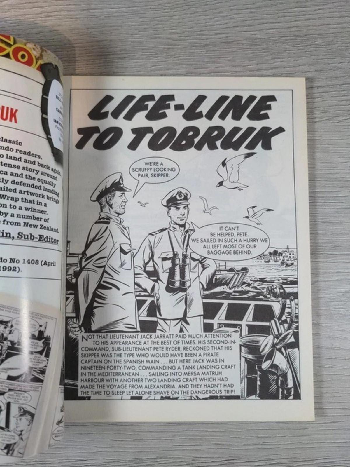 Commando Comic Issue Number 4669 Life Line To Tobruk - Retrorama UK