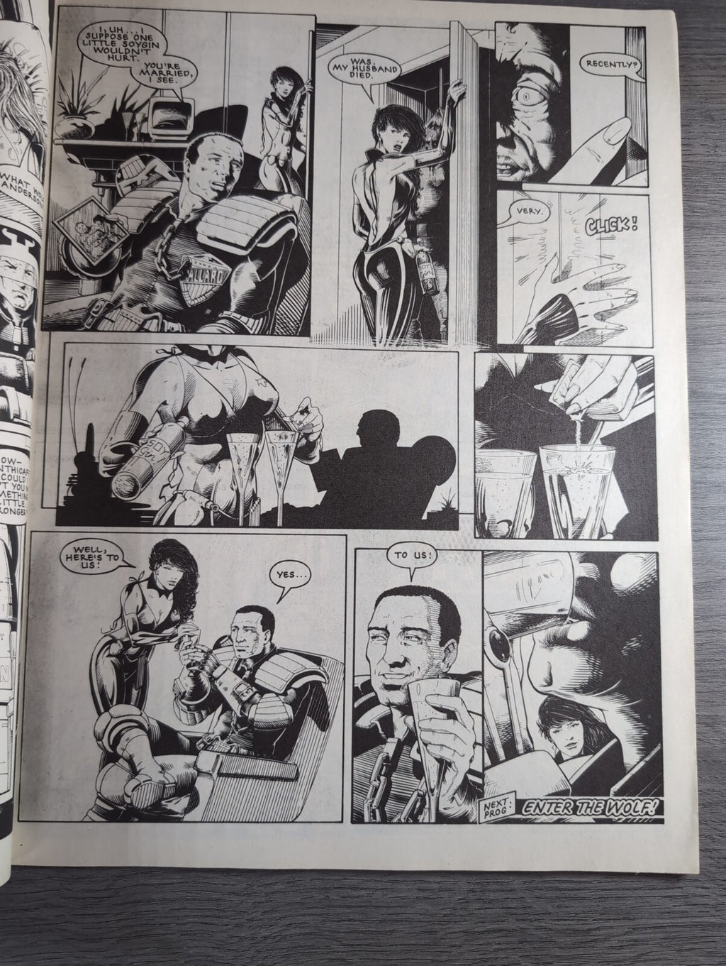 2000AD Prog 522 Featuring Judge Dread Comic 16th May 1987 Vintage Retro Comic