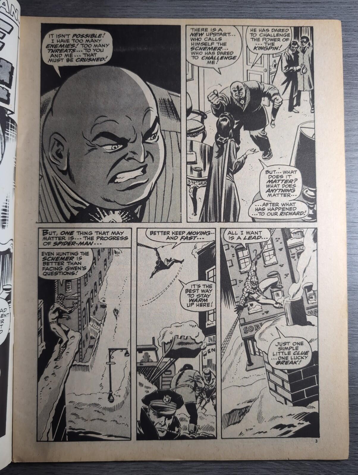 Spider-Man Comics Weekly No106 Marvel Comics UK 22nd February 1975 Vintage Comic