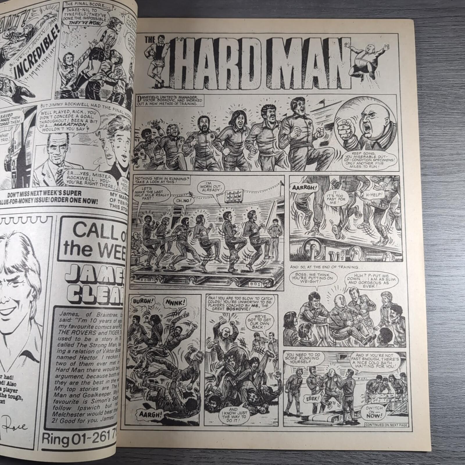Roy of The Rovers 8th December 1984 Vintage Comic IPC Magazines