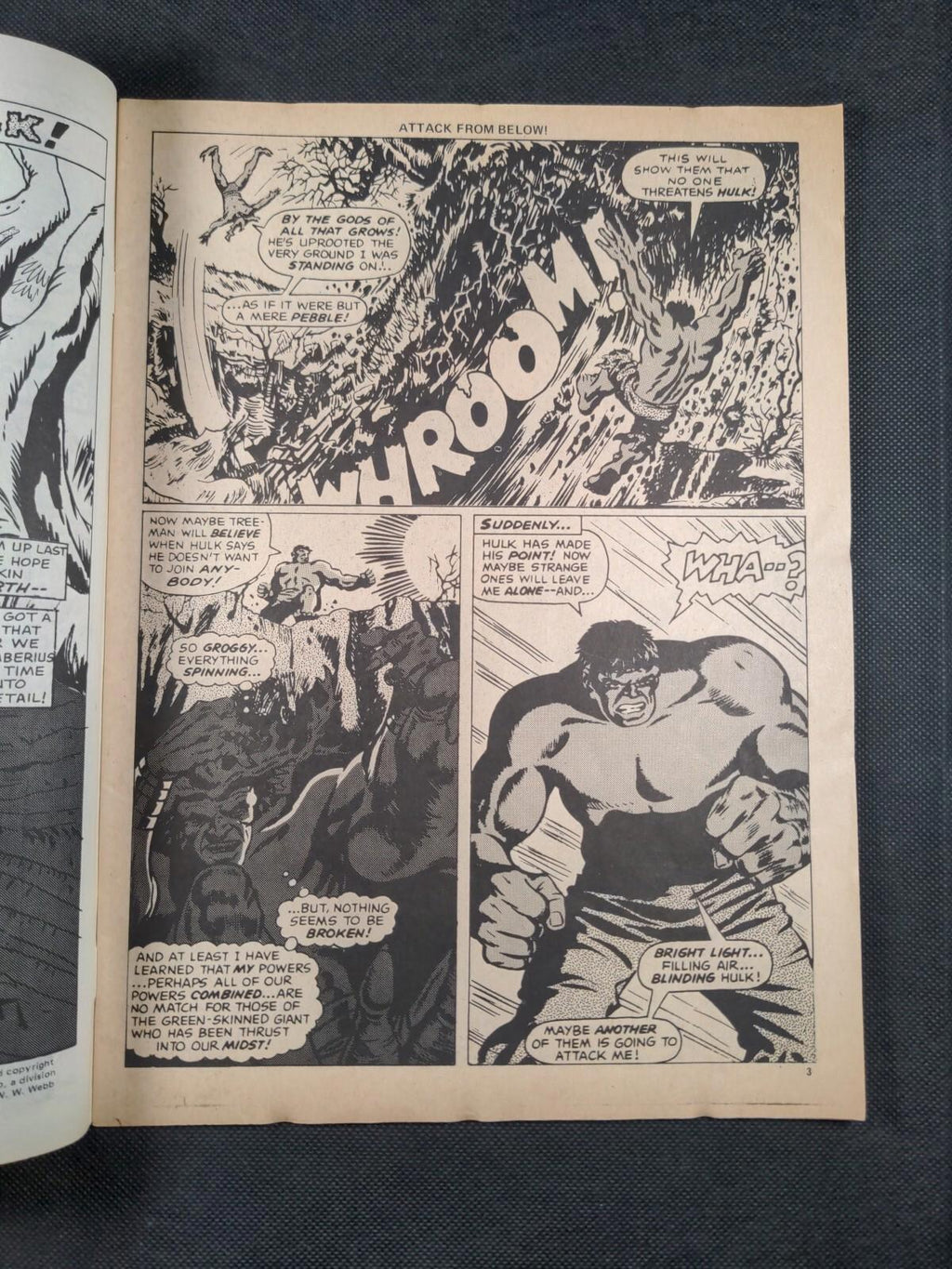 Mighty World of Marvel Issue No 59 November 1973 Vintage Marvel UK Comic - Retrorama UK