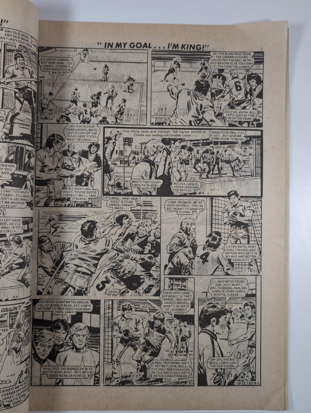 Spike Comic Issue 1  D.C Thomson Vintage  Comic Jan 22nd 1983