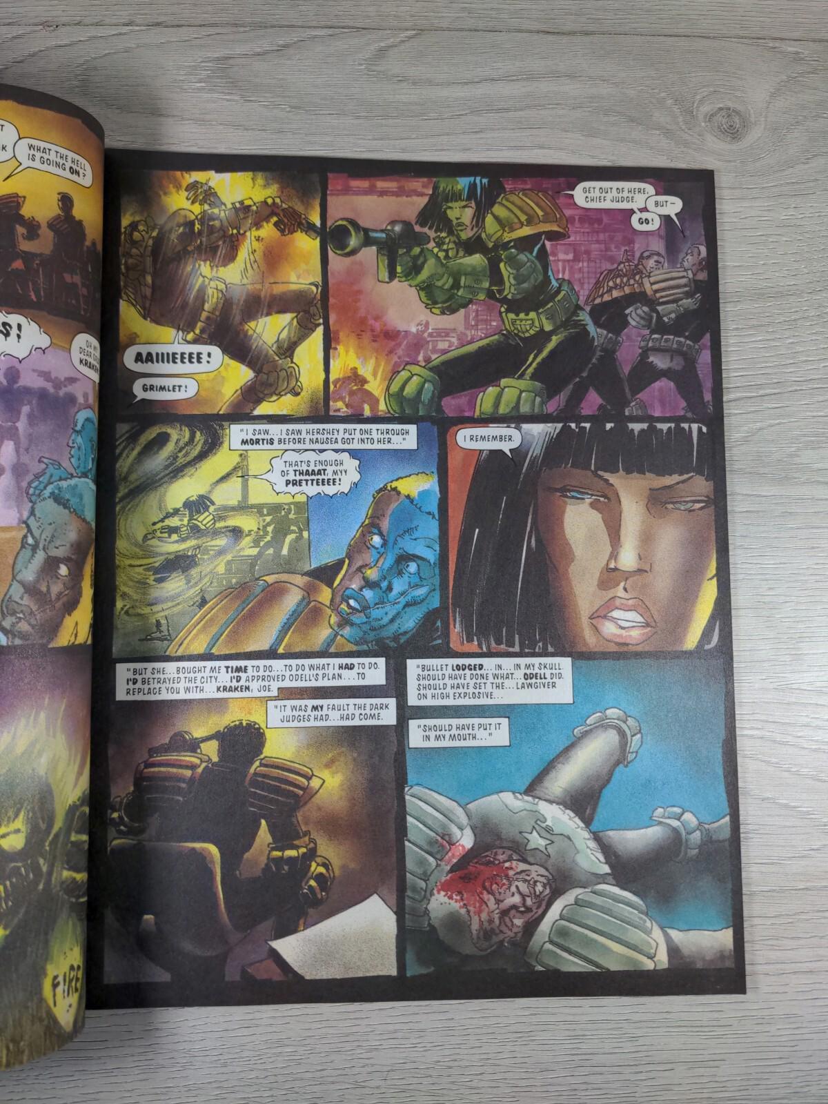 2000AD Featuring Judge Dredd Prog 734 June 1991 Vintage Comic - Retrorama UK