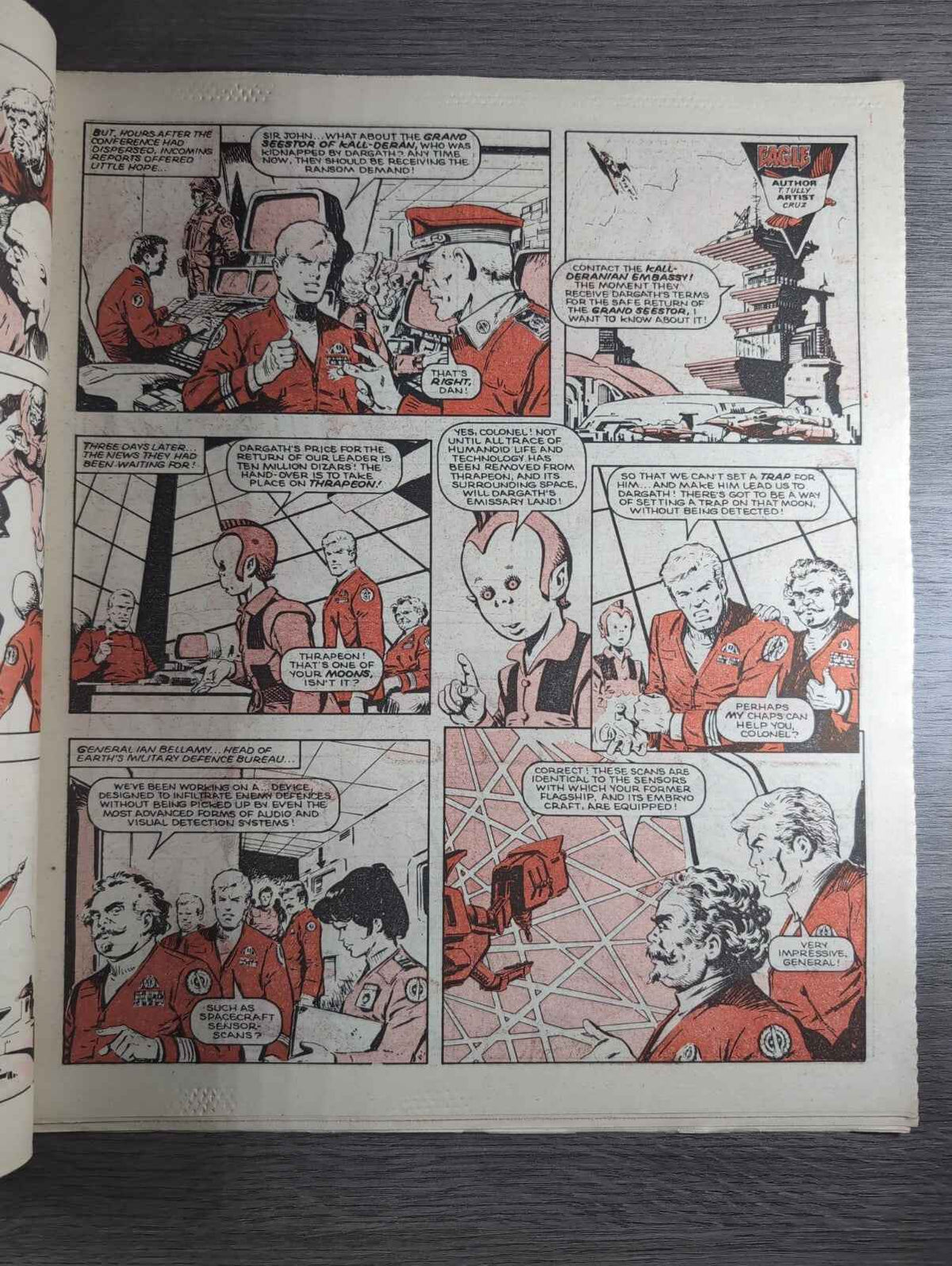 Eagle Comic Issue No. 245 29th November 1986 Vintage Retro UK Comic