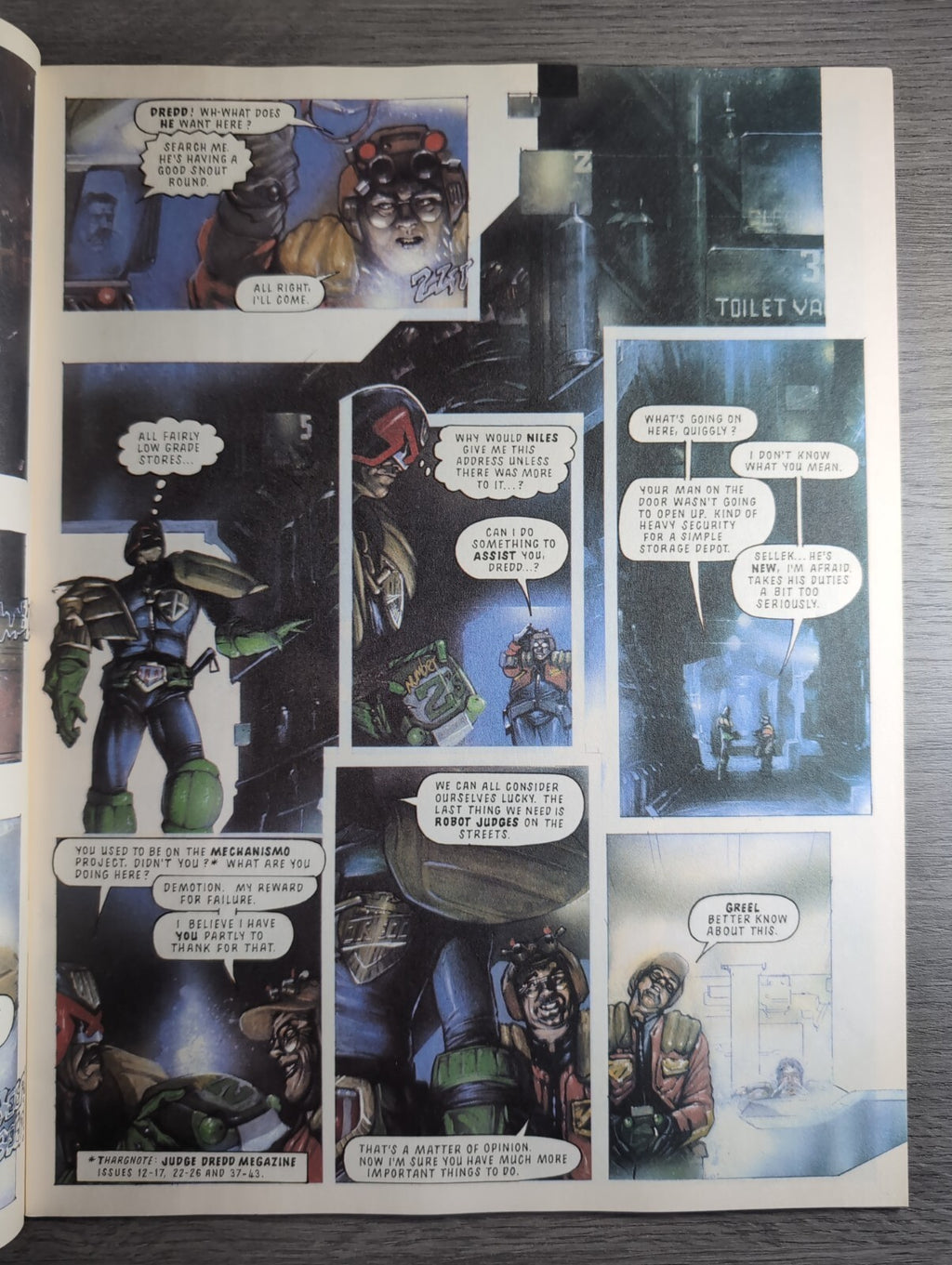 2000AD Prog 892 Featuring Judge Dredd Comic 17th Jan 1994 Vintage Retro Comic