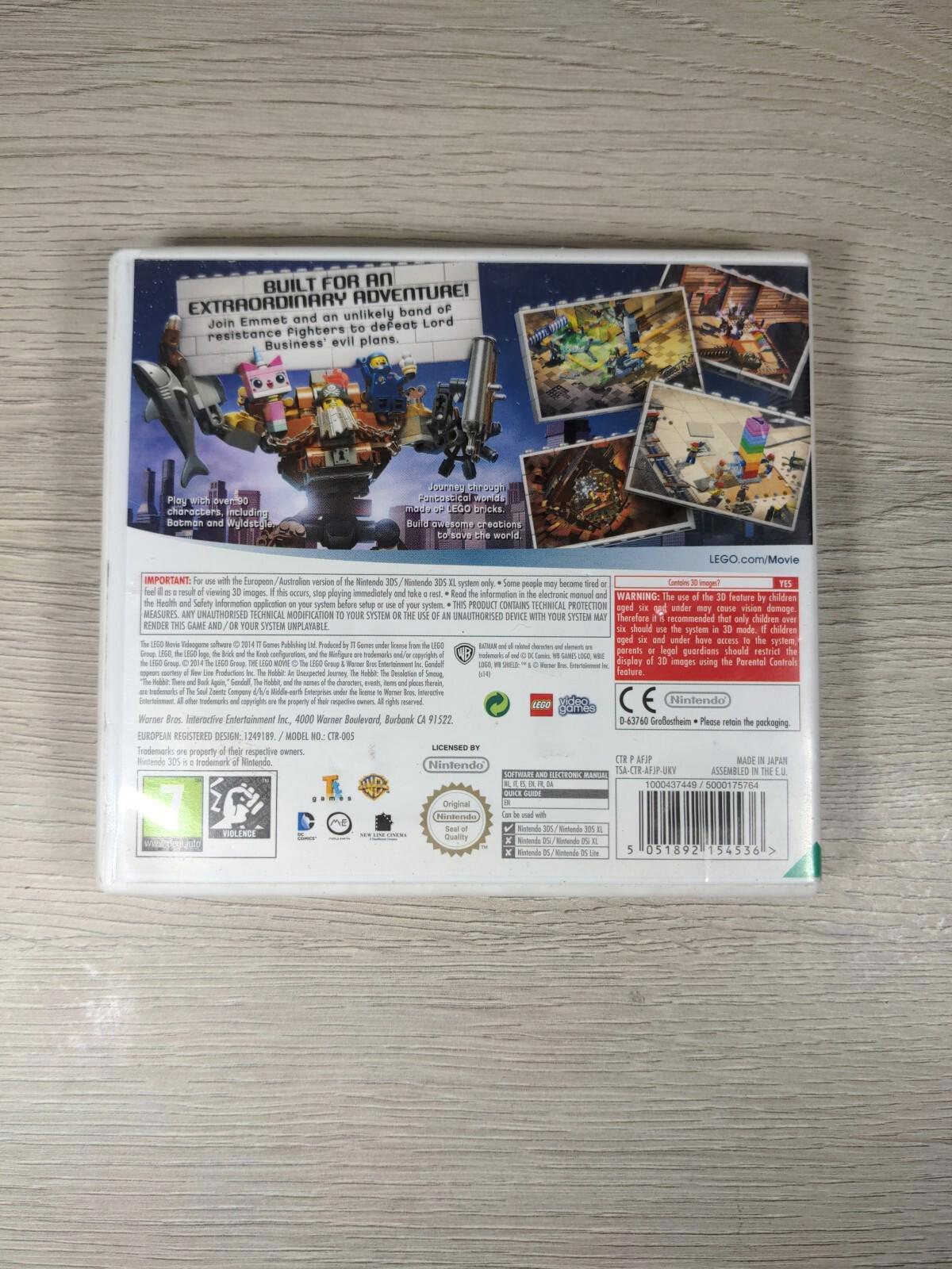 LEGO The Movie Game Nintendo 3DS Game Fully Tested & Working
