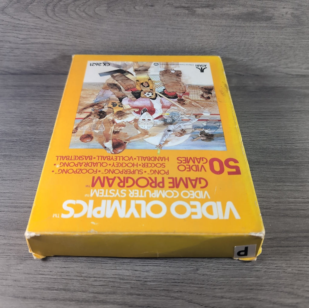 Video Olympics Atari 2600 Game CX2621 Cartridge & Manual Boxed Tested & Working