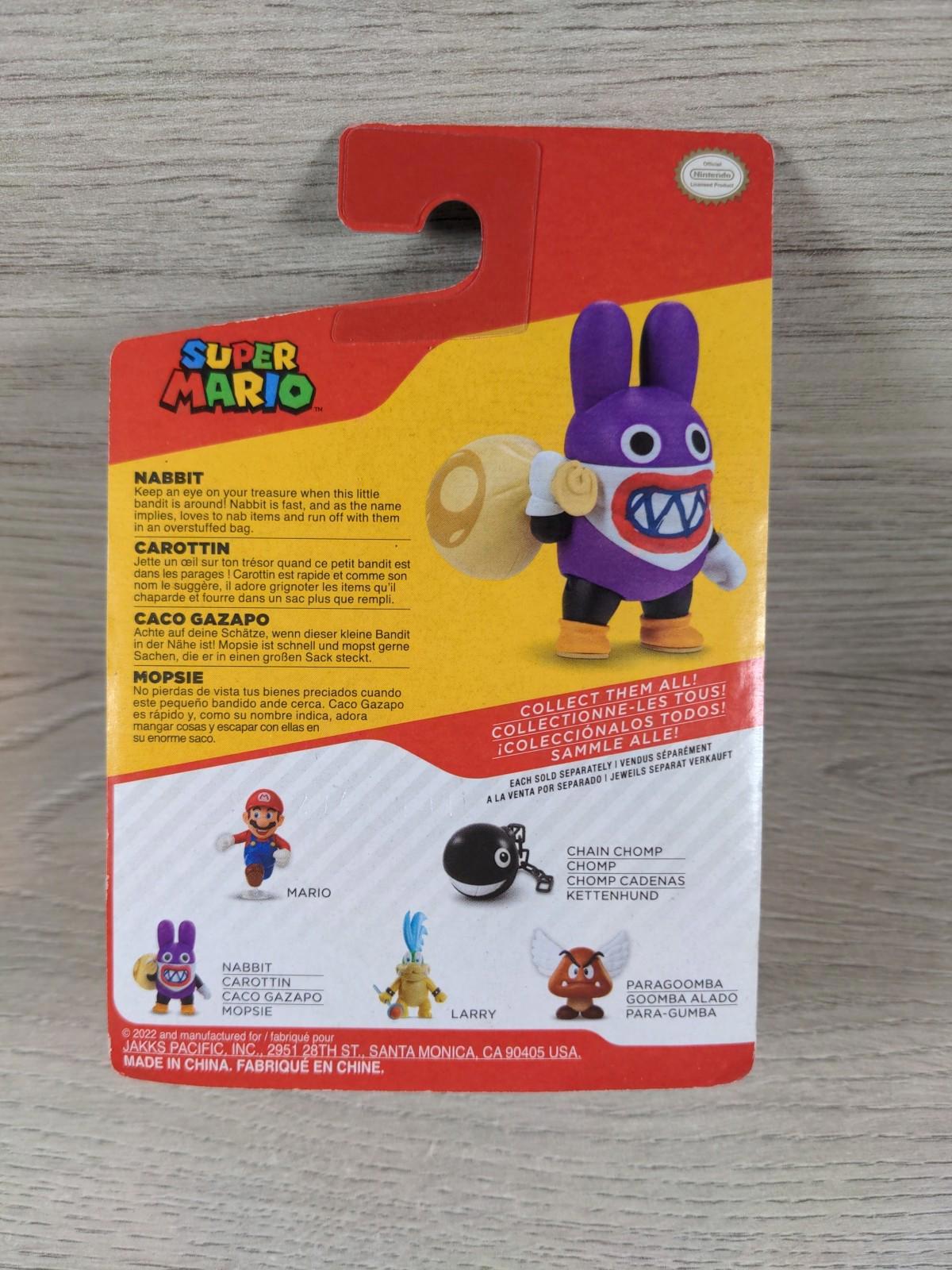 Super Mario Nabbit 7cm Action Figure Jakks Pacific - Factory Sealed Pack
