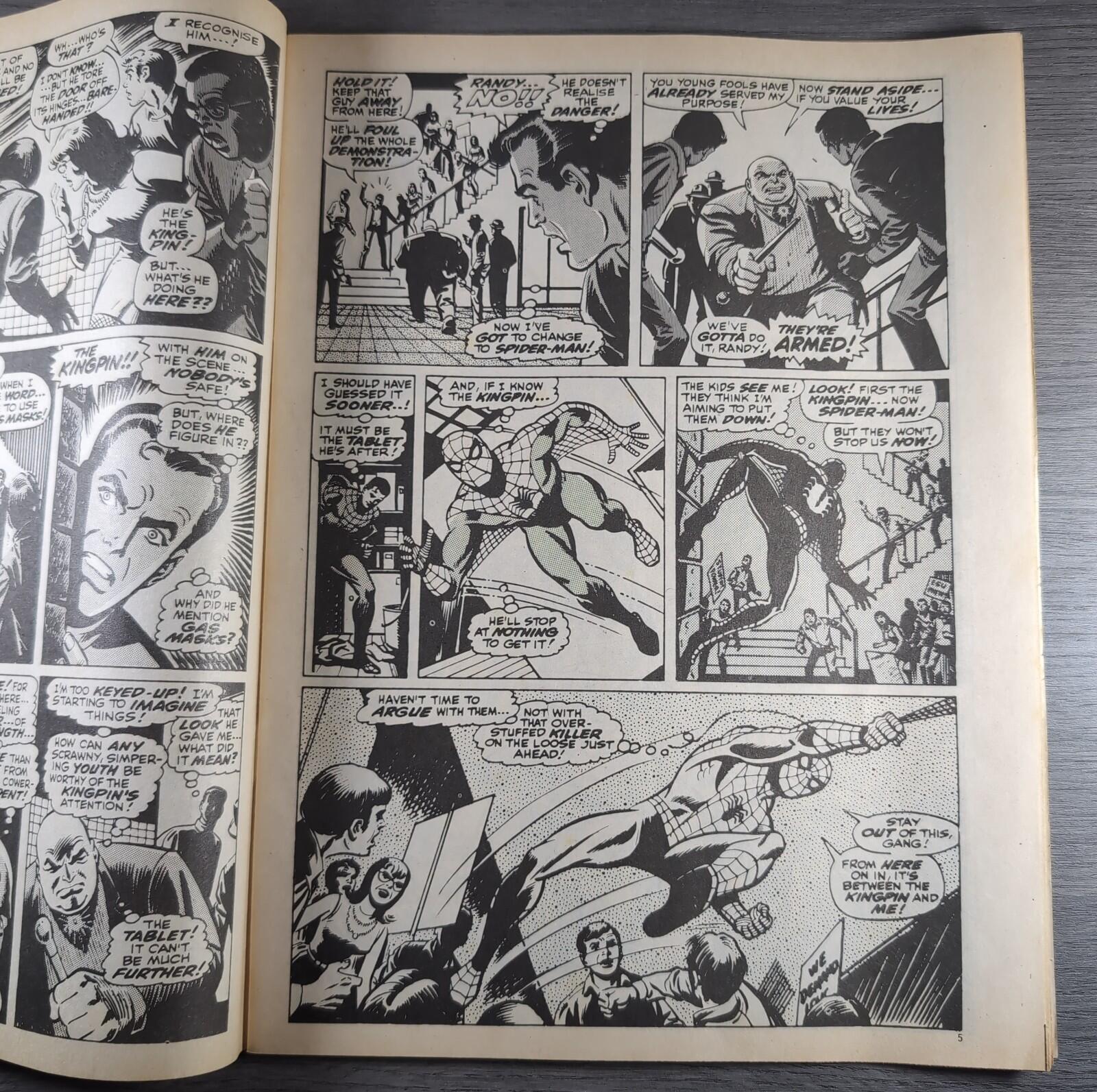 Spider-Man Comics Weekly No 78 Marvel Comics UK 10th August 1974 Vintage Comic