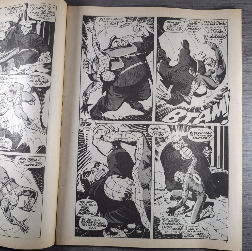 Spider-Man Comics Weekly No 80 Marvel Comics UK 24th August 1974 Vintage Comic