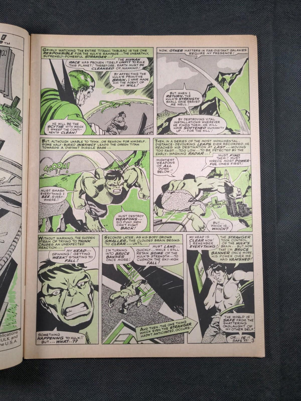 Mighty World of Marvel Issue No 38 June 1973 Vintage Marvel UK Comic - Retrorama UK
