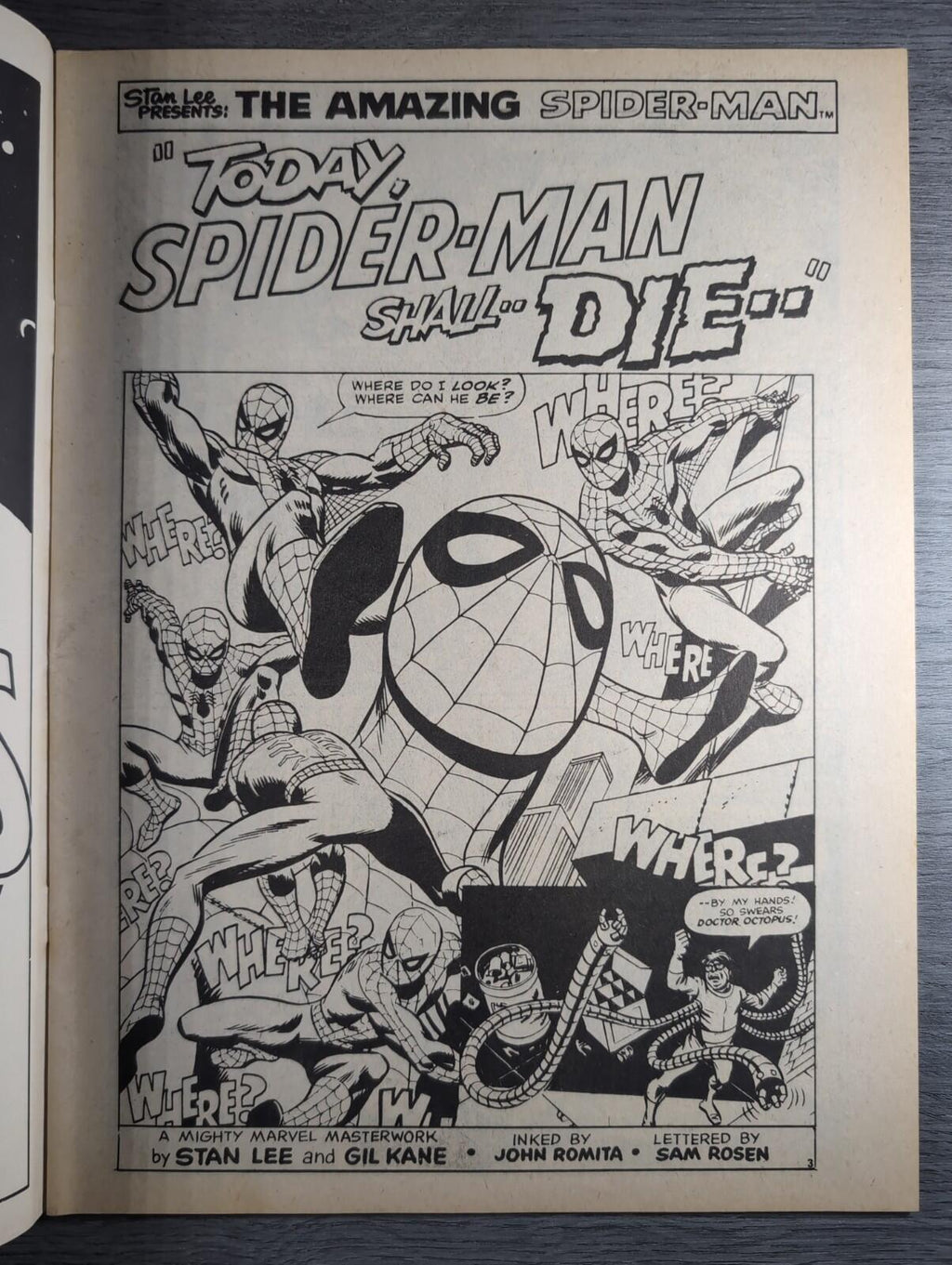 Spider-Man Comics Weekly No 116 Marvel Comics UK 2nd May 1975 Vintage Comic