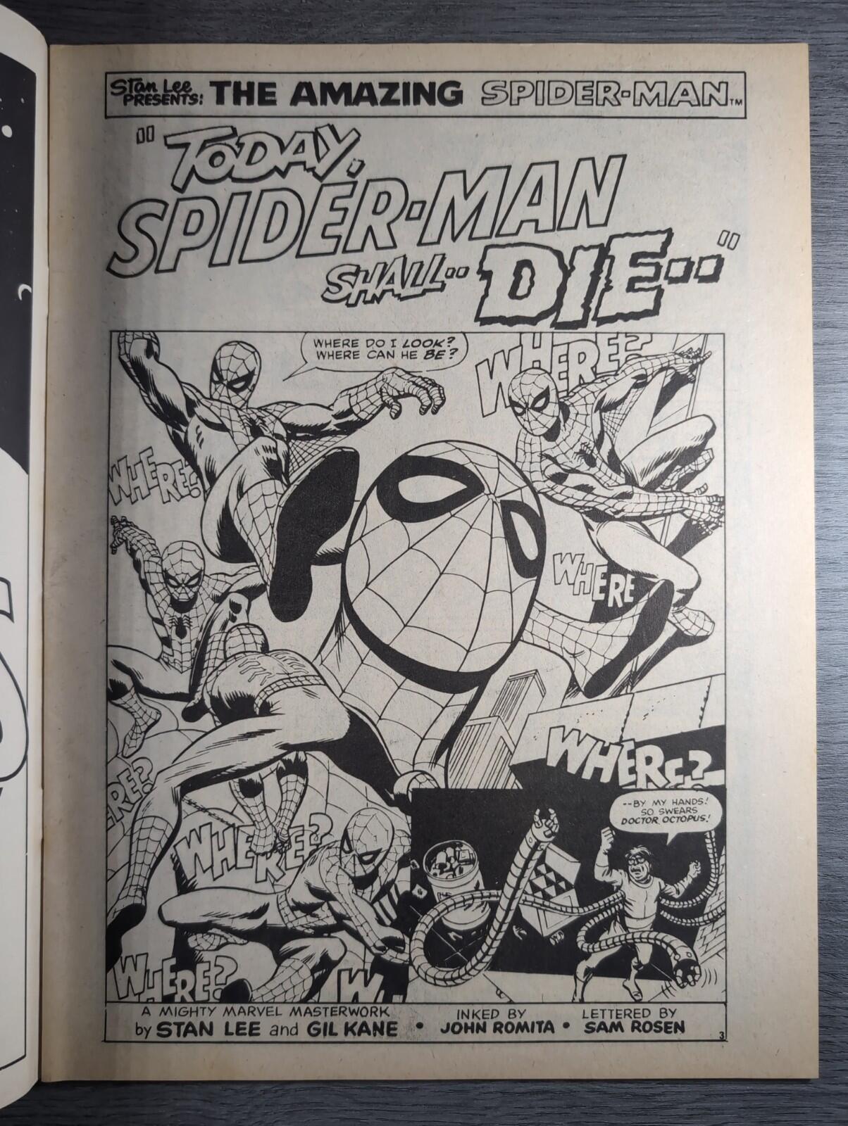 Spider-Man Comics Weekly No 116 Marvel Comics UK 2nd May 1975 Vintage Comic